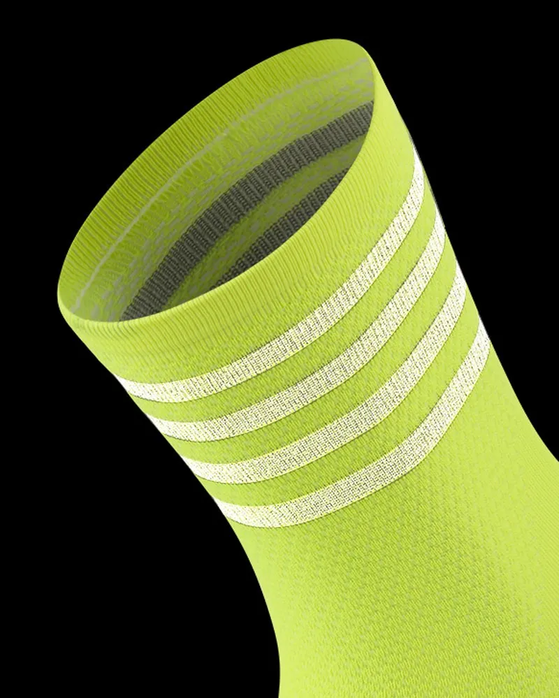 MB Wear Night Yellow Fluo cykelstrumpor gul 1 par – reflex